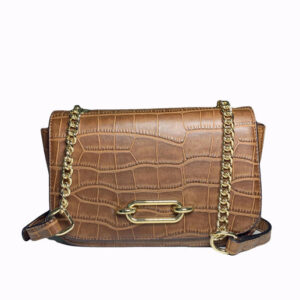 Charme Brown Leather Handbag