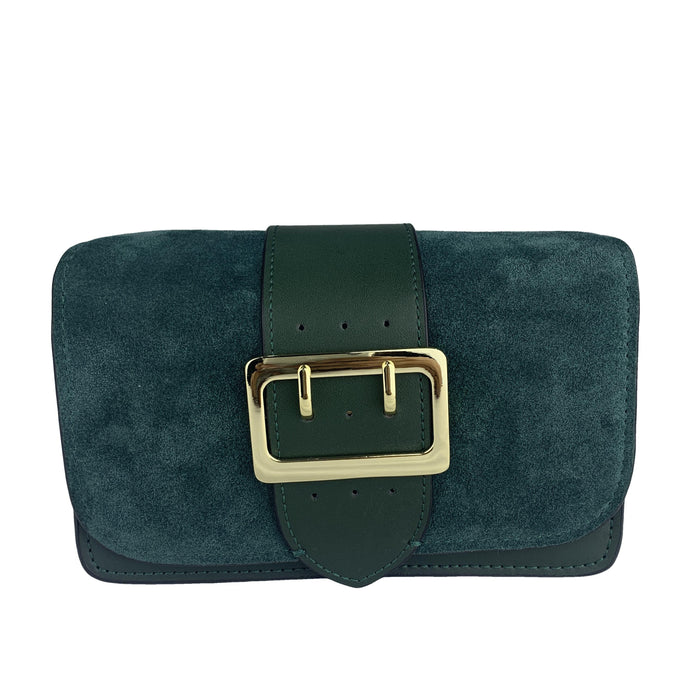 Ellie Dark Green Luxury Leather Bag