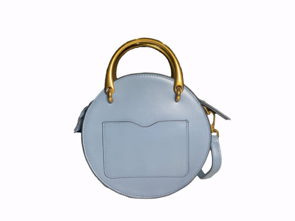 Blue Luxury Leather Bag