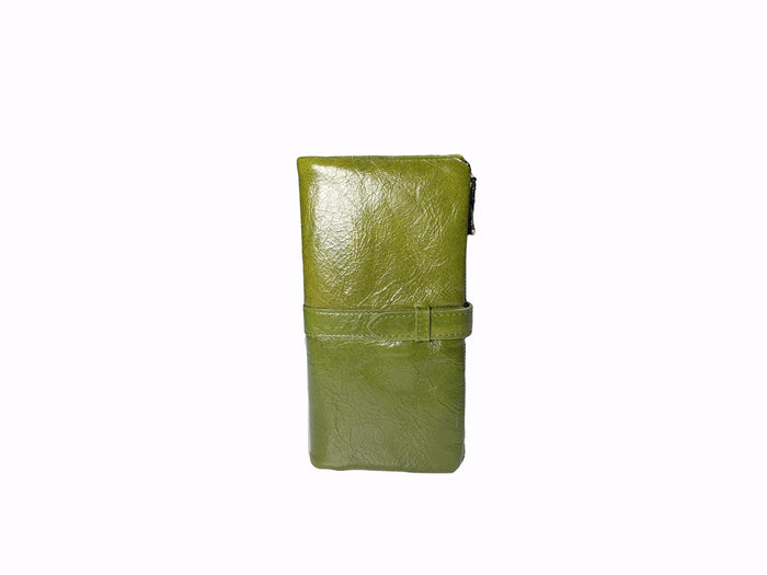 Gutsy Green Unisex Leather Wallet