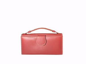 ladies leather clutch