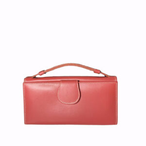 ladies leather clutch